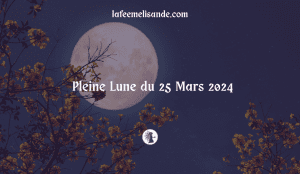 Pleine lune 25 Mars 2024 | La Fée Melisande